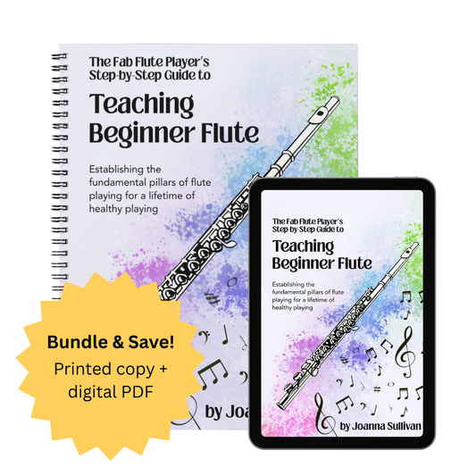 Teaching Beginner Flute Bundle - Printed & PDF
